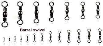Brass Barrel Swivels 8 X Sizes Small To Large