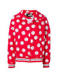 Baseball Print Jacket Love Moschino Eraldo Com