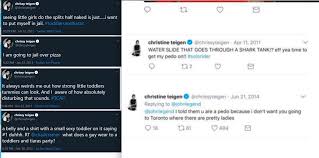 Chrissy teigen has deleted 60,000 tweets to protect her family, after twitter users and trolls tried to connect her past tweets to unsubstantiated claims of her links to jeffrey epstein. Twitter Is For Pedophiles Not Patriots By Tom Siebert Medium
