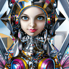 Heavenly Robot Samurai Mirror Kandinski Leonardo Thomas Kingad · Creative  Fabrica