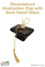 Personalized Graduation Cap With Gold Tassel Glass Ornament Gold Tassel Personalized Graduation Personalized Ornaments