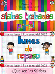 Semana 15 - Trabadas PL - PR | PDF | Filología | Artes del Lenguaje y  Comunicación