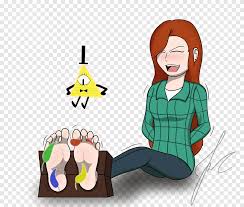 Wendy Mabel Pines Dipper Pines Tickling Foot, cartoon foot tickling, hand,  foot png | PNGEgg