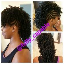 Crochet Fauxhawk Mohawk Braided Mohawk Hairstyles Mohawk Hairstyles Crochet Hair Styles