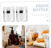 Amazon.com: WOONEKY 2pcs Sunscreen Cream Bottles Airless ...