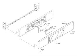 From the feel of the door, you know this is a solidly built wall oven. Bosch Hbl8451uc 01 Wall Oven Partswarehouse