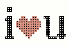 Country cottage needleworks let love bloom counted cross stitch pattern~valentine. I Heart You Cross Stitch Pattern Catholic Sprouts