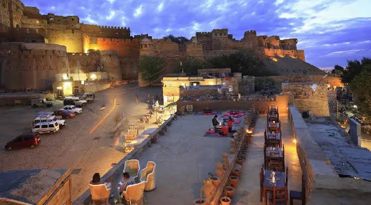 Jaisalmer Fort and golden sandstone architecture