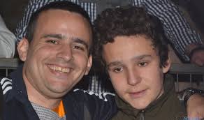 Froilán y la familia Marichalar, en el Paso del Fuego de San Pedro Manrique 