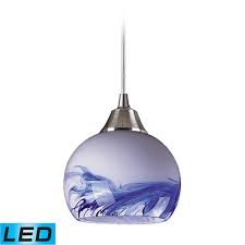 He robson led mini pendant by kuzco lighting lends an elegant touch to your home. Elk Lighting Mela Satin Nickel Led Mini Pendant Light With Bowl Dome Shade 101 1mt Led Destination Lighting