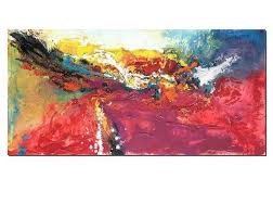 Herbst Birke Baum Malerei Landschaftsmalerei Grosse Leinwand Etsy Original Canvas Painting Modern Painting Abstract Art Landscape