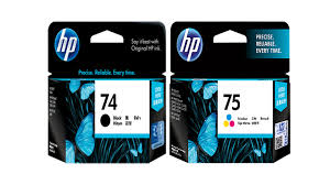 Didn't realize thats not an officejet5740! Hp 74 75 Combo Value Pack Original Ink Cartridge Black And Tri Color Wis Ink Trading