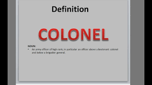 Record yourself saying 'colonel' in full sentences, then watch yourself and listen.you'll be able to mark your mistakes quite easily. How To Say Colonel How To Pronounce Colonel Define Colonel Youtube