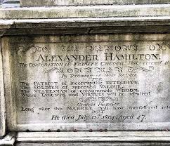 Alexanderhamilton Hamilton Grave Headstone Tour Trinitychurch Nyc History Downtown Alexander Alexander Hamilton Headstones Hamilton