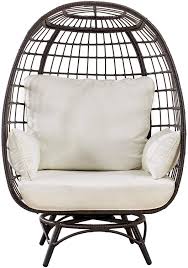 In 1958, jacobsen created the official egg chair, a masterful pairing of form and function. Sunjoy A207000700 Laura Swivel Egg Chair Brown