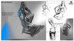 bugatti sparco seat with 4 point belt on behance seating car interior design seat design