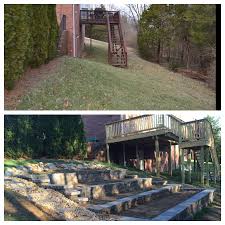 Here are 16 rebounding before and after stories. Help With Sloped Backyard Being Changed From The Inside Out