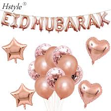 See all eid party supplies. Eid Mubarak Rose Gold Foil Mylar Balloon Banner For Ramadan Eid Party Decorations Ramadan Mubarak Party Supplies Set0562 Buy Eid Mubarak Rose Gold Foil Mylar Balloon Banner For Ramadan Eid Party
