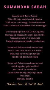 Lirik dan lagu rohani sendiri dalam pembikinan dari kumpulan lavozz!! 2 Lagu Sabahan Yang Popular