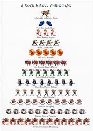 We wish you a merry christmas. Allport Editions Rock N Roll 12 Days Of Christmas Box Of 15 Christmas Cards Walmart Com Walmart Com