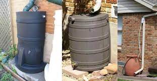 Patriots oak barrel, casket, keg table $375. How To Capture Water With Rain Barrels Gardening Channel