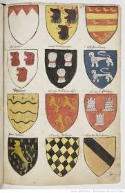 Armorial De Gilles Le Bouvier Dit Berry Heraut D Armes Du Roi Charles Vii Gallica Heraut Blason Bouvier