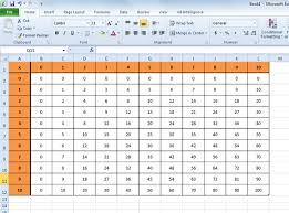 make a multiplication chart in powerpoint in less than 2 minutes