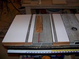 Jimd S Extension Tables With Miter Gauge Slots Table Extension Ryobi Table Saw Table Saw