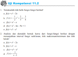Kunci jawaban matematika kelas 5 halaman 196. Jawaban Uji Kompetensi 11 2 Halaman 196 Matematika Kelas 11 Turunan Bastechinfo