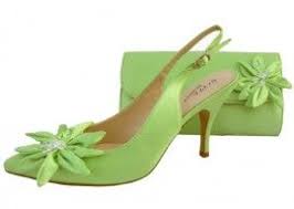 Lime Green Evening Shoes And Matching Bag Evening Shoes Lime Green Shoes Green Shoes