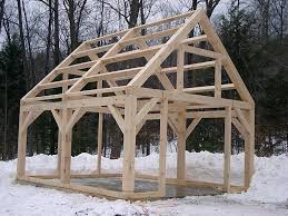 Timber Frame Shed Mit Bildern Fachwerkhauser Haus Umbau Haus Bauen