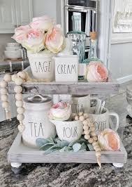 Maybe you would like to learn more about one of these? Square Rustic Wood 2 Tier Tray Stand With White Columns Wood Etsy Tray Decor Tiered Tray Decor Decor