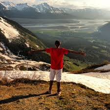 The following is a greeting given in one of the 20 indigenous languages recognized by the state of alaska. Image Of Mariobeats On Top Of A Mountain Overlooking Water And Mountains In Alaska This Shot Gives Some Perspective Of How Mountains Alaska Natural Landmarks