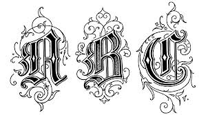 Gothic Letters Karen S Whimsy Tattoo Lettering Gothic Lettering Lettering Alphabet