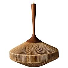 For Sale On 1stdibs Mid Century Modern Pendant Light By Fog And Morup Circa 1960s This P Pendant Lamp Fabric Chandelier Mid Century Modern Lighting Pendant