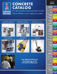 This is a matter of personal preference but certain colors seem more popular than others. Sherwin Williams Concrete Catalog By Sherwin Williams Issuu