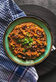 Mushroom Baingan Masala Indian Style Mushrooms Eggplant Stir Fry Absolutely Scrumptious Recipe For Your Baingan Masala Indian Food Recipes Stuffed Mushrooms