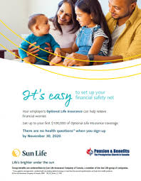 Apply online at sunlife.ca and get a quote today. Sun Life Optional Life Insurance Campaign The Presbyterian Church In Canada