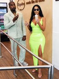A hologram of my dad. Kimye Gets Flirty While Grabbing Ice Cream Photos Kim Kardashian And Kanye Kim Kardashian Outfits Celebrity Wedding Dresses