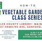 Free Lee County Vegetable Gardening Class Series event image