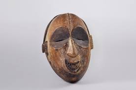 Gallerymichel Large Puru Gabon Africa Hand Carved Okuyi Mask