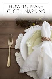 Follow our guide to learn how to set a table with all those forks, knives and soup spoons in if you're serving a salad before dinner, you may want to add a salad fork as well. How To Make Cloth Napkins In 6 Easy Steps
