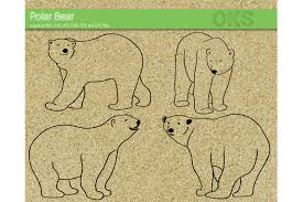 Download Polar Bear Svg Svg Files Vector Clipart Cricut Download By Crafteroks Thehungryjpeg Com