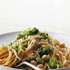 Whole Wheat Spaghetti With Broccoli Chickpeas And Garlic Wheat Pasta Recipes Whole Wheat Spaghetti Recipes