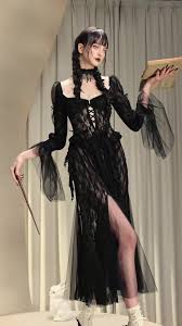 Lost Fairytale Black Lace Corset Dress Release