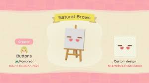 Acnh Face Qr Cute Face Eyebrows And Hearts Animal Crossing New Horizons Animal Crossing Animal Crossing Qr Animal Crossing Hair