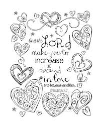 Increase And Abound In Love Coloring Page In Two Sizes Etsy Love Coloring Pages Bible Verse Coloring Page Bible Coloring Pages