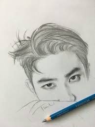 Pin Oleh Omnya Anwar Di Exo Sketsa Cara Menggambar Ilustrasi