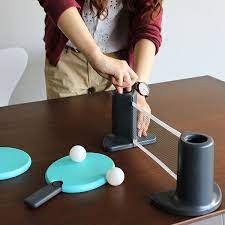 卓球セット 卓球 ラケット ボール ネット 卓球用品 パーティー ゲーム パーティーグッズ パーティーゲーム プレゼント おもしろ雑貨 クリスマス プレゼント 子供 おもしろグッズ 景品 おもちゃ ポンゴ ポータブルピンポンセット pongo portable ping pong ア 収納