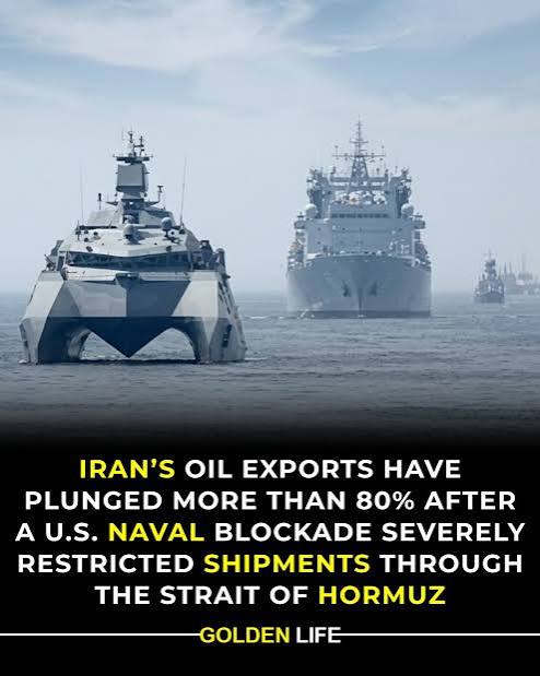 Iran's oil revenue drops as US blockade depletes floating storage